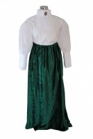 Ladies Victorian Dickensian Carol Singer School Mistress Day Costume Size 10 - 12
